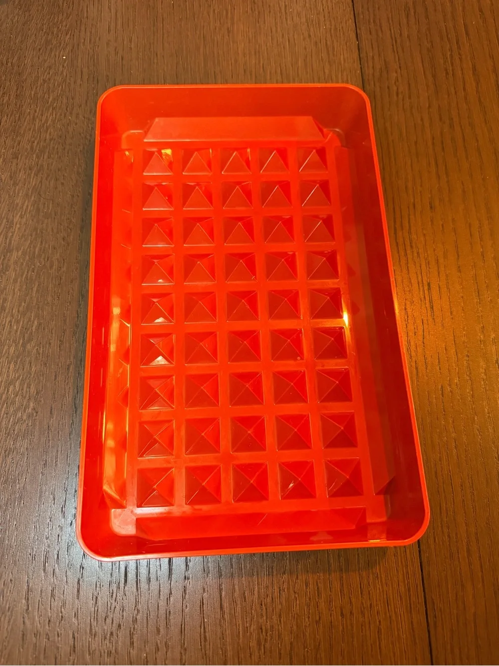 Set of 3 Vintage Tupperware Orange Food Storage Containers with White Lids